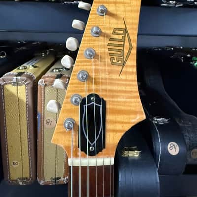 Guild S-50 Jet Star 1966 RARE Flamed Maple Headstock 100% Original (355) image 12
