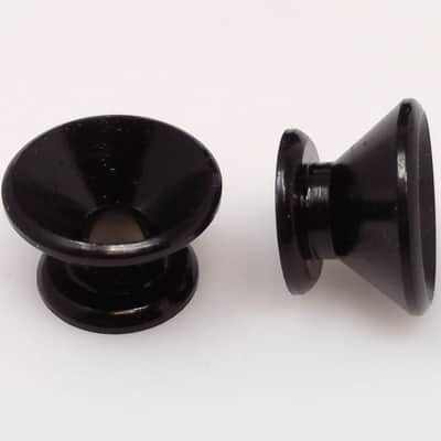 True Custom Shop® Black '60's Vintage Reissue Strap Button for Fender Strat Tele image 2
