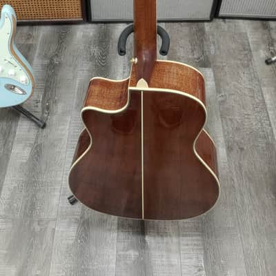 D'Angelico Excel Gramercy Vintage Natural Acoustic-Electric Guitar DAEG200VNATGP2 w/ Gig Bag image 13