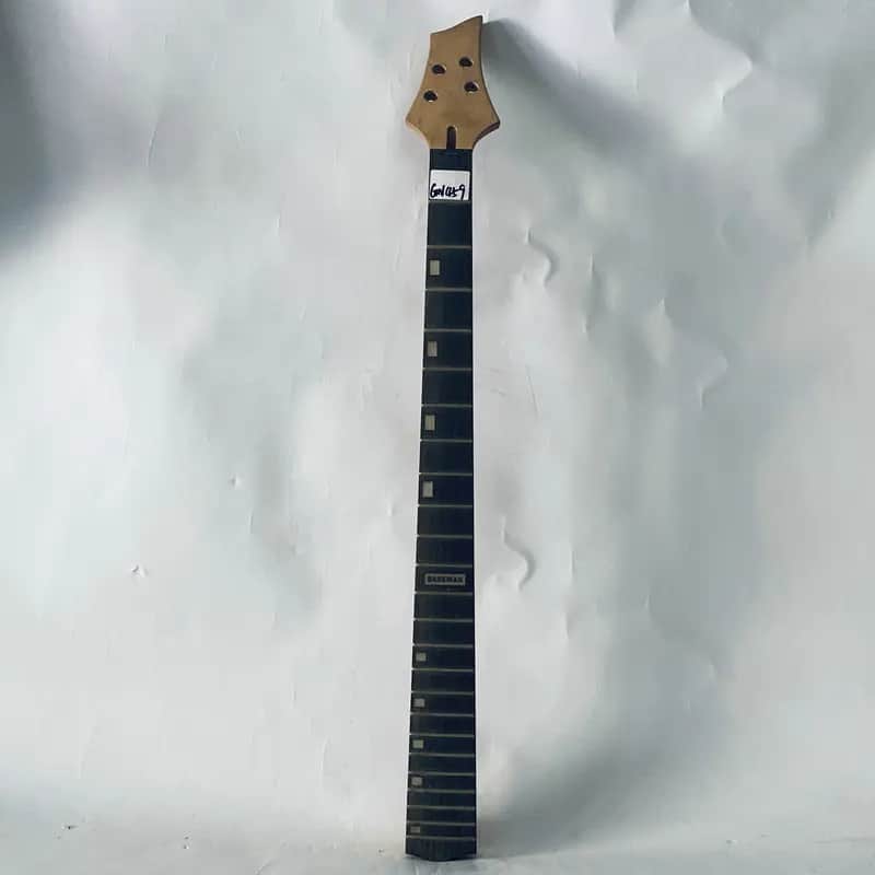 Unfinished 4 String Electric Bass Guitar Maple Neck, 24 Frets Rosewood Fingerboard image 1