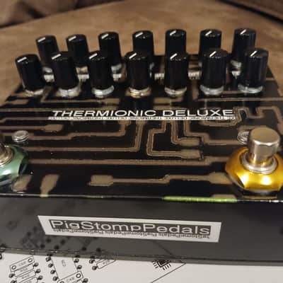 PigStompPedals "Dual DirtyShirley clone" PedalPCB -Thermionic Deluxe- Color shift circuitry finish image 5