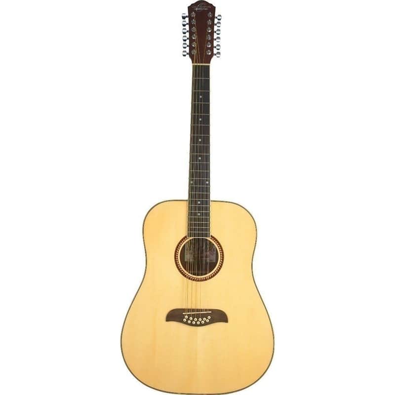 Oscar Schmidt 12 String Acoustic Guitar Model OD312-A  with Spruce Top - Natural image 1