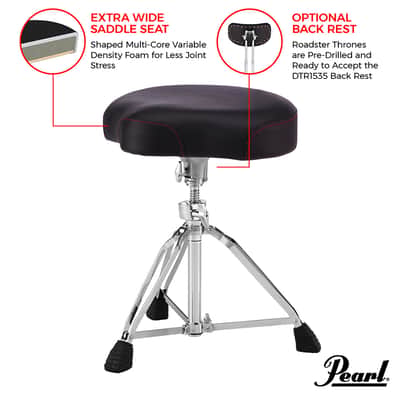 Pearl Roadster Saddle Style Throne image 3