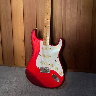 Fender Stratocaster JV 57-65 1984 Candy Apple Red image 1