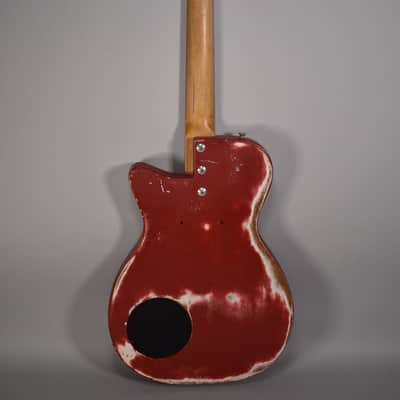 c.Early 1960's Danelectro U-1 Semi-Hollow Refin Electric Guitar image 4