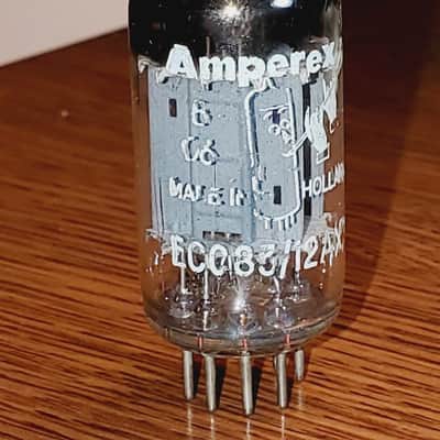 Amperex 12AX7/ECC83 Red Tip/Foil "D" Getter MaxiPreamp2/TV-7 tested (1) tube lot image 1