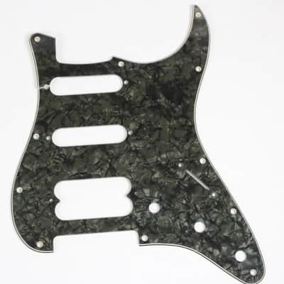 Rare 1980s-1990s Vintage Fender Stratocaster Ultra Deluxe Grey Pearl Pearloid HSS Pickguard 11-Hole Strat image 1