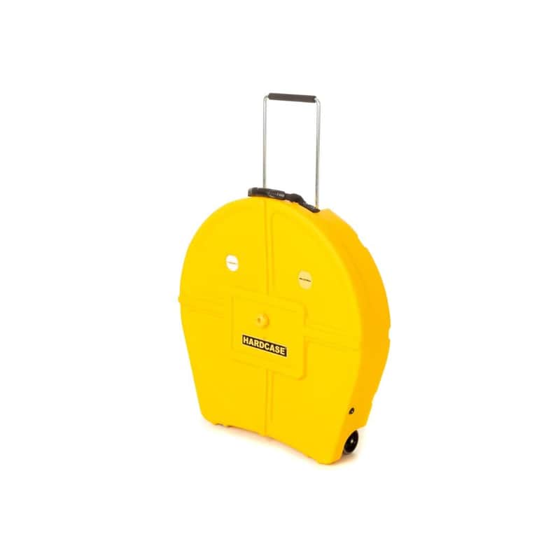 Hardcase Rolling Cymbal Case 24" Yellow image 1
