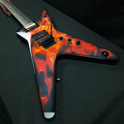 Dean Dime O Flame ML Dimebag Darrell Signature Floyd Rose Seymour Duncan Pantera Damge Plan guitar image 13