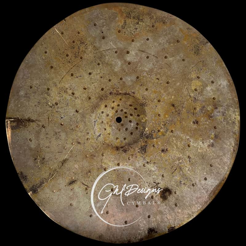 20" GM Designs Prototype/Future Series Cymbal - Dark, Dry and Primitive! image 1