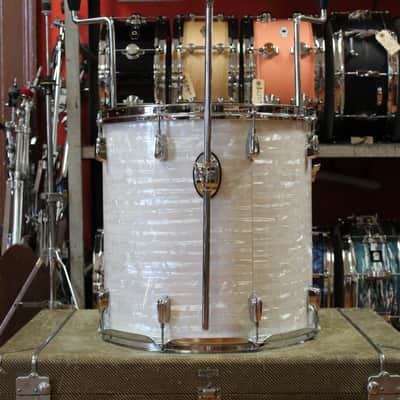 2006 Buddy Rich Drum Company Outfit in White Marine Pearl 14x24 9x13 16x16 16x16 image 10