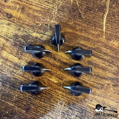 VOX Chicken Head Knobs- Set of 7 *USED* (2010s - Black)