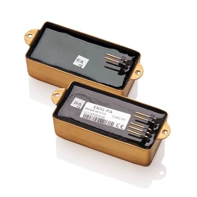 EMG Les Claypool Signature Pachyderm Gold PA Bass Pickup Set - BRUSHED GOLD image 2