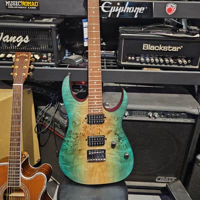 Ibanez RG421PB-CHF Standard 2020 - Present - Caribbean Shoreline Flat image 2