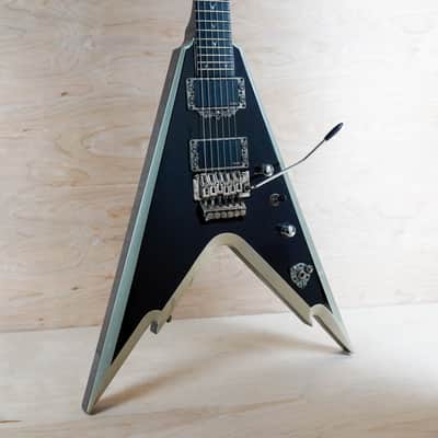Dean Dime Razorback V 255 2007 Black EMG Pickups FR w/ Bag image 1