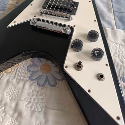 ESP Flying V 1979 - Black - RARE!! image 7