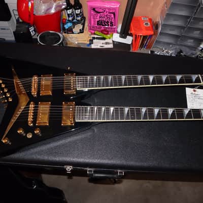 Jackson USA Custom Shop Rhoads Doubleneck Black image 1
