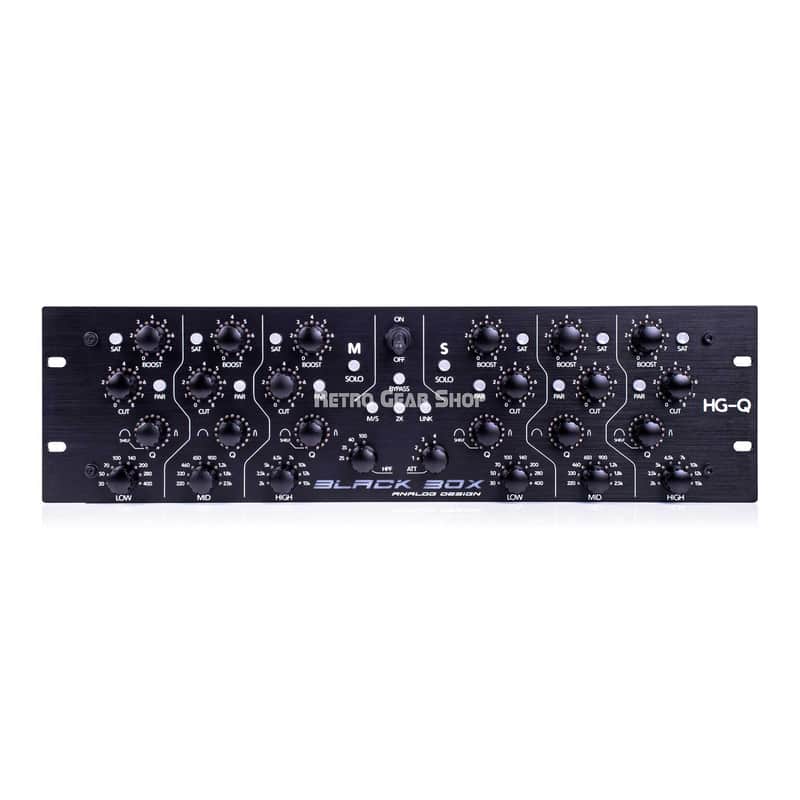 Black Box Analog Design HG-Q Tube-driven EQ and Saturator + Plugin HGQ Open-Box Mint image 1