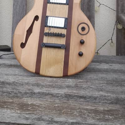 AVALON - Handcrafted Custom Electric Guitar. Made from Beech, Jabota, Chestnut. The only one of its kind in the World!! image 12