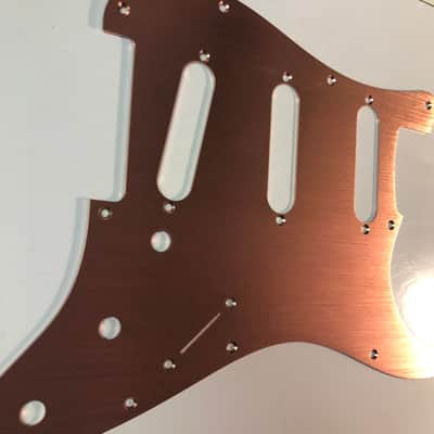 Stratocaster Style Aluminum Pickguard - 2026 - Rose Gold image 3