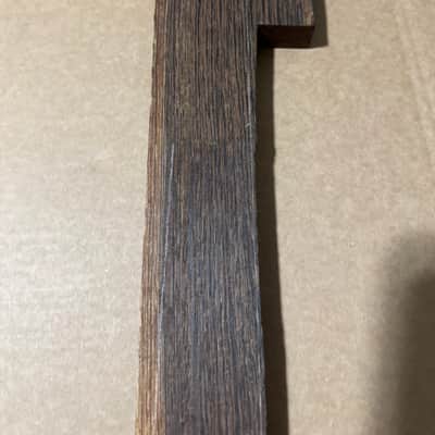 NOS 1970s Wenge Guitar Neck Blank - Pre-Shaped with Headstock & Tuning Holes Kurokumo Japan 27 7/8” x 4 1/4” x 1 1/16” image 5