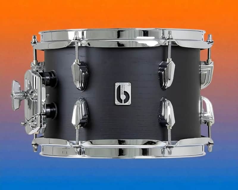 British Drum Co. RAV-10-7-RT Raven Series Rack Tom. 10" x 7" image 1