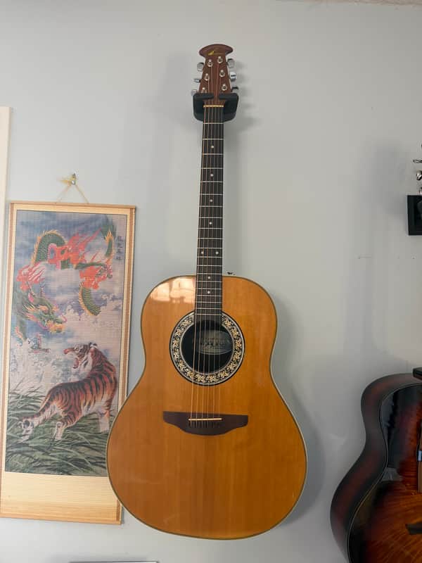 Ovation 1111 Balladeer 1981 - Natural w/ OHSC image 1