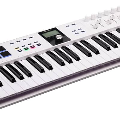 ARTURIA Keylab Essential 49 mk3 White 49-Key MIDI Keyboard Controller+Laptop Bag image 4