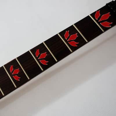 Flowers Red Stickers Inlay Fret Markers Guitars & Bass image 1