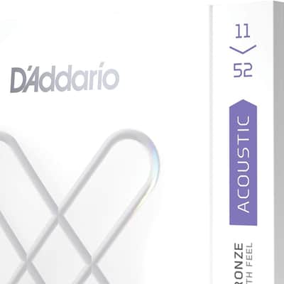 D'Addario XSAPB1152 Acoustic XS Phosphor Bronze Strings, Custom Light 11-52 image 4