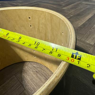Yamaha YD Series Tom Drum Shell 12”x10” Bare Wood Project #LX189 image 4