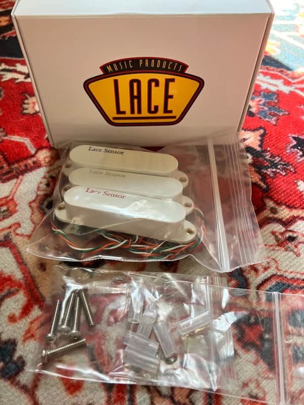 (Garland, TX) Lace Sensor "Ultimate Triple Set" Pickups 2026 - White