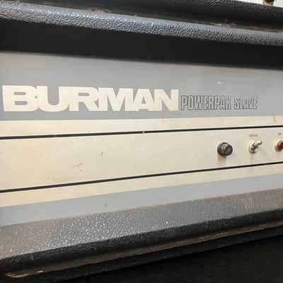 Burman Power Pak Amp (Preamp + Slave unit) 1970s image 3