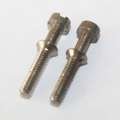 Vintage 1960's Gibson Adjustable Bridge Saddle Screws Set Of 2 1963 Acoustic Guitar image 2