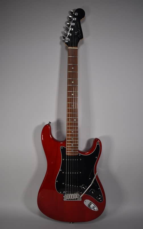2004 Fender FSR American Deluxe Mahogany Stratocaster Crimson Red