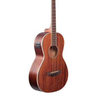 Ibanez Performance PNB14E Parlor Acoustic Electric Bass Guitar Open Pore image 8