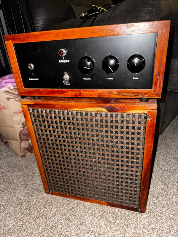 Ampex Custom guitar/bass amp made in USA 10 Watt 2000s - Wood image 1