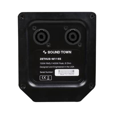 ZETHUS-M115SM3X4 | ZETHUS Series Line Array System with One 15" Subwoofer, Four Compact 6 x 3" Full-Range PA Speakers, Black image 11
