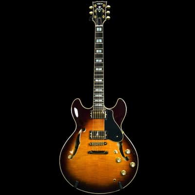 Yamaha SA2200 Semi-Hollow Electric Guitar - Brown Sunburst image 2