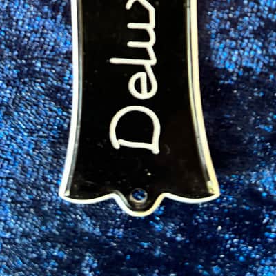 Gibson Les Paul 'DELUXE' Truss Rod Cover Plate 2Ply Black image 1