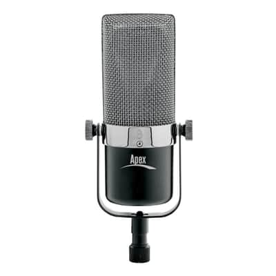 Apex 210B Large Element Ribbon Microphone with Built-In XLR Mic Cable APEX210B image 1