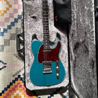 Fender American Elite Telecaster, Rare Ocean Turquoise with Ebony Fretboard, 2017 image 1