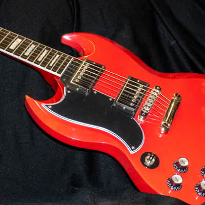 Gibson SG Custom Lefty M2 Measure 2024 - Cardinal Red image 1