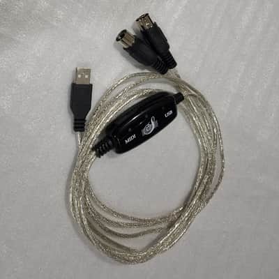 USB to Double Midi Cable Converter - for Windows and Mac image 2