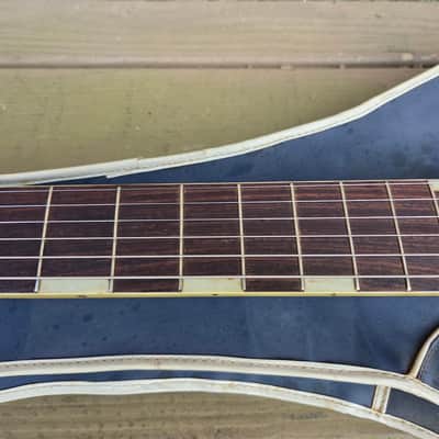 Vintage 1960's Silvertone (Teisco) 1487 Built-In Amplifier Electric Guitar w/ Original Gig Bag! image 8