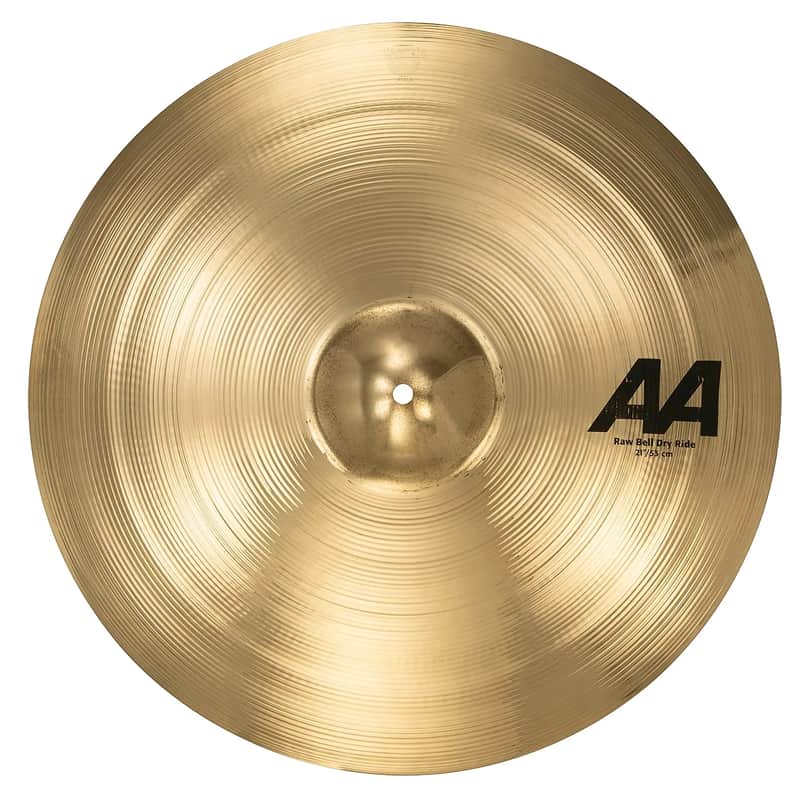 Sabian 21" AA Raw Bell Dry Ride Cymbal image 1