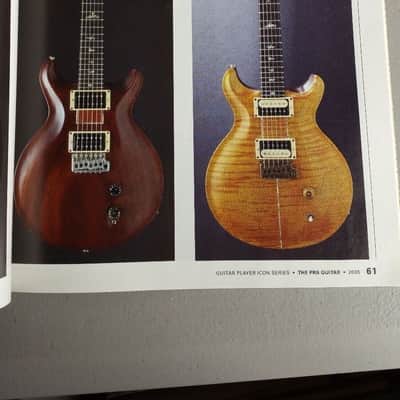 PRS Paul Reed Smith Guitar Player Magazine Book 2005 Custom with Bag & Board image 9