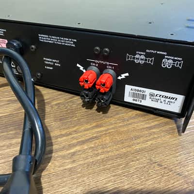 Crown K2 Power Amp - Convection Cooled (2x 800W, 1x 2500W Bridged @ 4Ω) Made In USA image 9