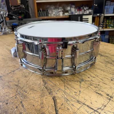 Vintage 1967 Ludwig 14"X5" LM400 Supraphonic Snare Drum Keystone Badge image 4