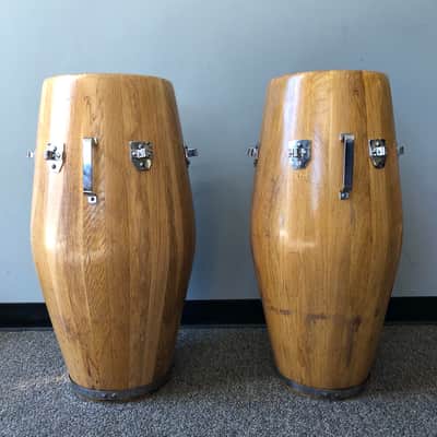 Vintage 1960s Original Valje Conga and Quinto Hand Drum pair | Reverb